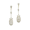Elegant Edwardian Diamond Earrings