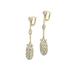Elegant Edwardian Diamond Earrings