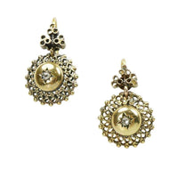 Gold Victorian Drop Earrings