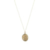 Antique Rose and Yellow Gold Locket with Hand Engraving