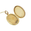 Antique Rose and Yellow Gold Locket with Hand Engraving