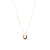 Antique Gem Set Gold Horseshoe Pendant