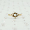 small victorian opal and diamond ring