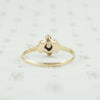 back view opal and diamond ring