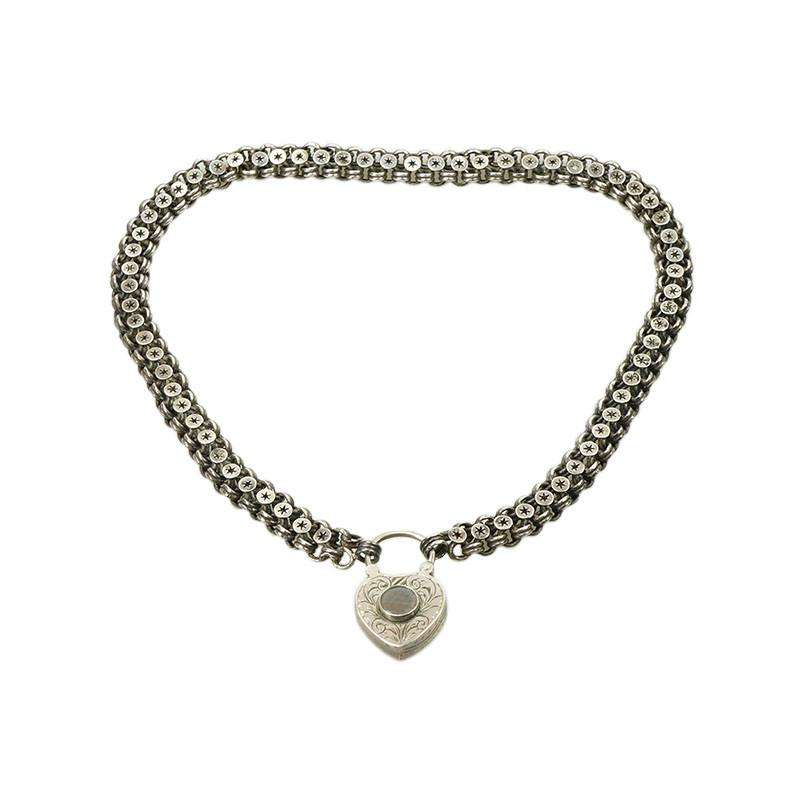 Stars and Heart Lock Necklace from The Bits and Pieces Collection