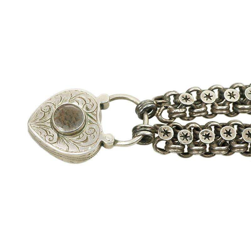 Stars and Heart Lock Necklace from The Bits and Pieces Collection