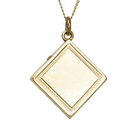back detail of vintage victorian locket