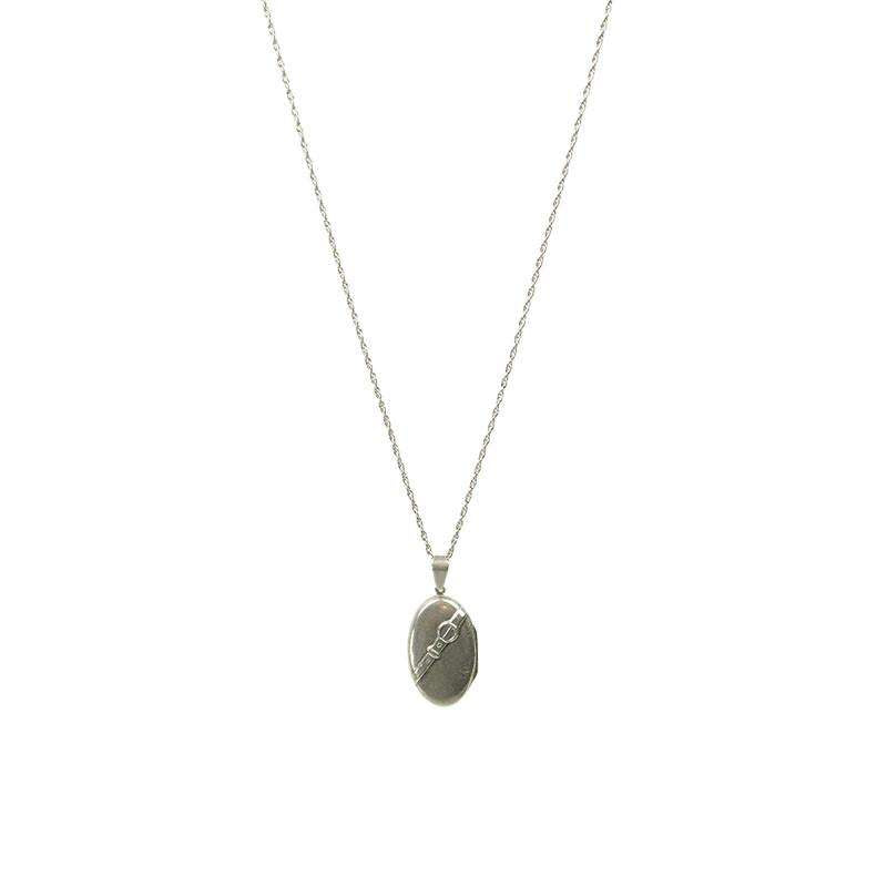 Vintage Oval Silver Locket