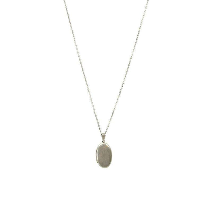 Vintage Oval Silver Locket