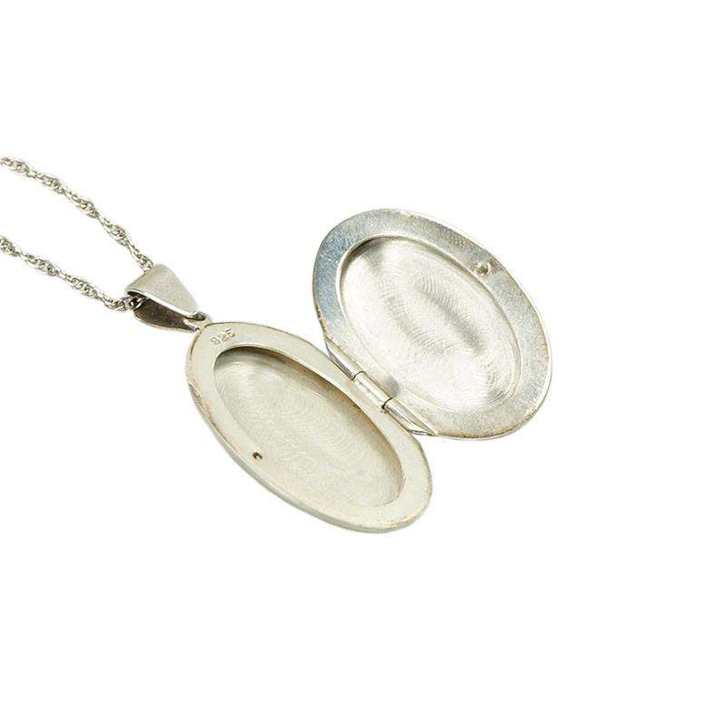 Vintage Oval Silver Locket