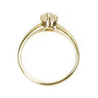 Victorian Solitaire Engagement Ring Old European Cut Diamond
