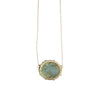 back view of pretty agate necklace