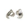 Pretty 1950s White Gold and Diamond Earrings