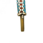 Vintage Silver Enamel Snake Necklace