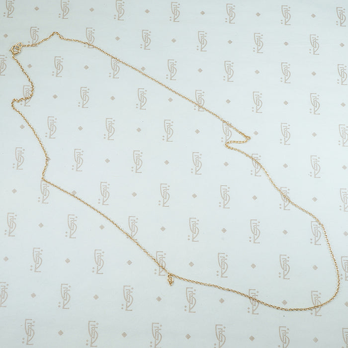 Vintage Trace Link Gold Chain