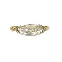 Vintage Rose Cut Diamond Band - Gem Set Love