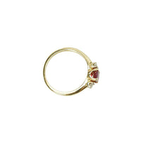Classically Pretty Vintage Ruby and Diamond Ring