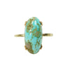 Turquoise and Yellow Gold Vintage Ring