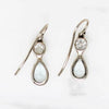 Antique Aquamarine and Diamond Earrings by GSL