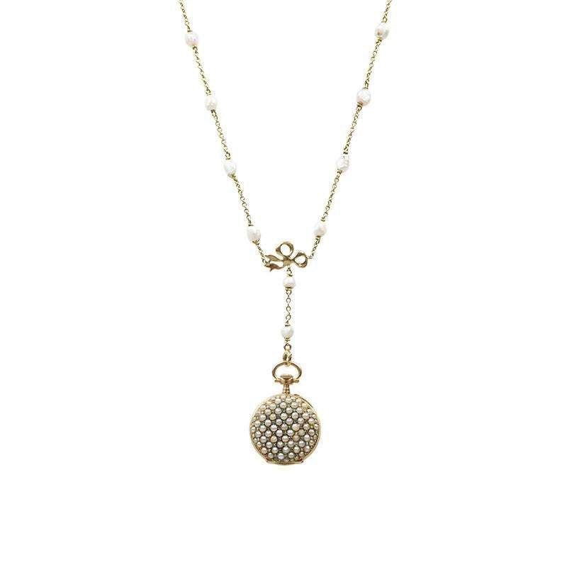 Victorian Bailey Banks and Biddle Ladies Watch Necklace