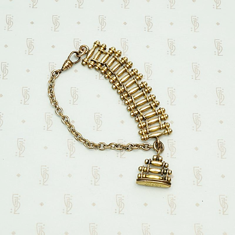 Rolling Pin Link Watch Pull Bracelet with ELF Fob