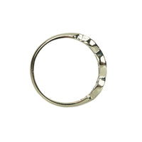 Unique Vintage White Gold Diamond Band