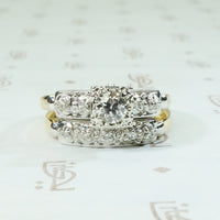 Lovely Vintage Diamond Wedding Set