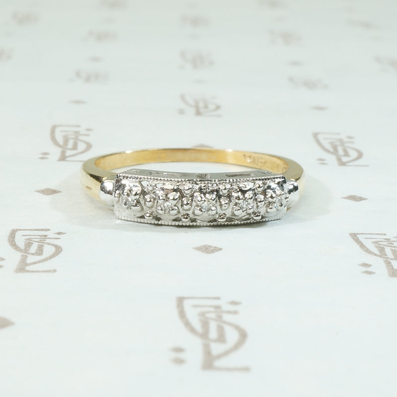 Lovely Vintage Diamond Wedding Set