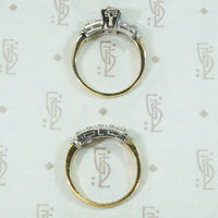 Lovely Vintage Diamond Wedding Set