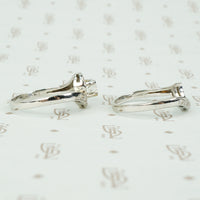 Swirly White Gold Nested Wedding Set
