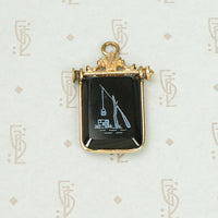 Antique Fob Carved Agate