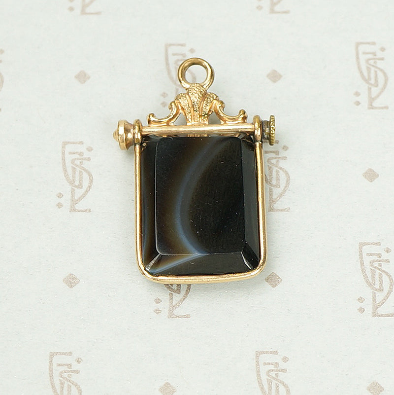 Antique Fob Carved Agate