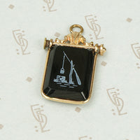 Antique Fob Carved Agate