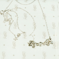 Pretty 1920s Diamond Set Bow Necklace