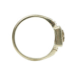 Sweet 1940's White Gold and Diamond Ring