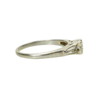 Vintage White Gold Diamond Engagement Ring