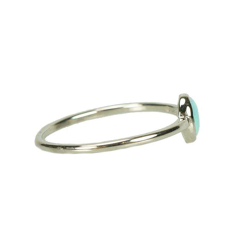 Fiery Vintage Opal set in White Gold