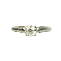 Platinum Old Euro Vintage Solitaire