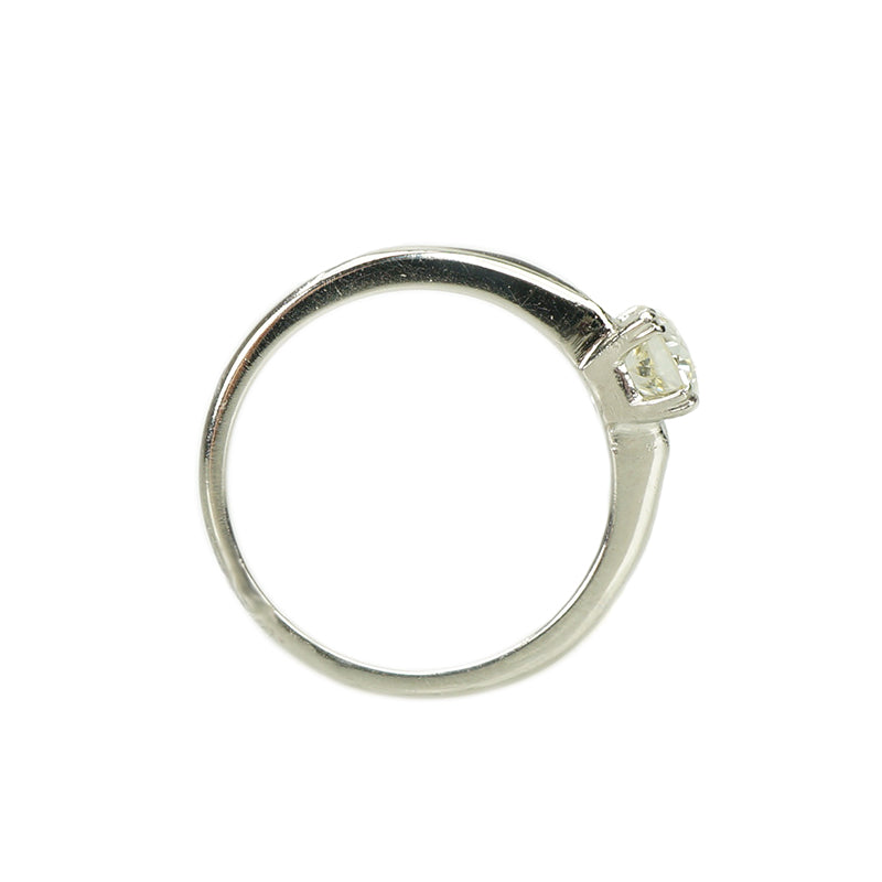 Platinum Old Euro Vintage Solitaire