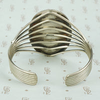 Fabulous Big White Turquoise Cuff Bracelet