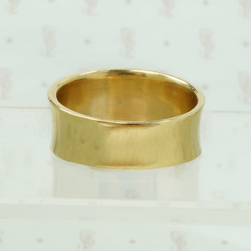 Bold Gold 1970's Engagement Ring