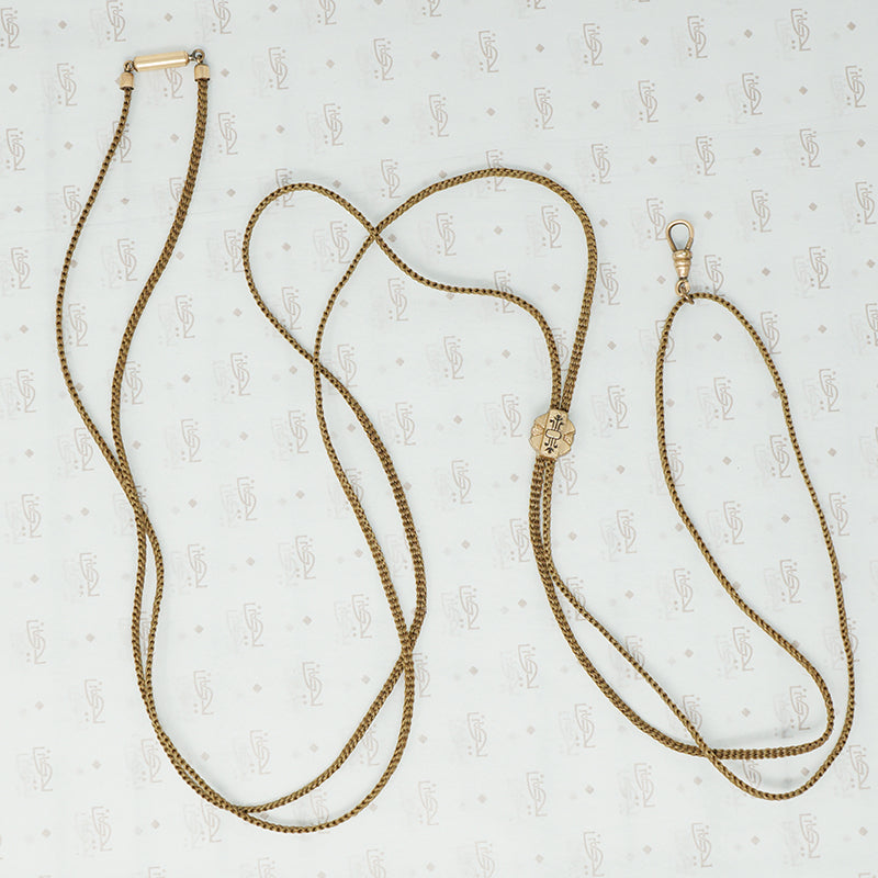 woven hair victorian slide chain