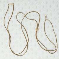 woven hair victorian slide chain
