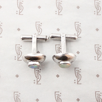 Dreamy Silver & Opal Cufflinks