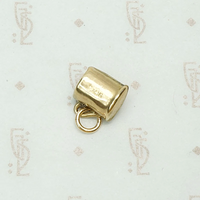 Mini Mug Charm in Gold