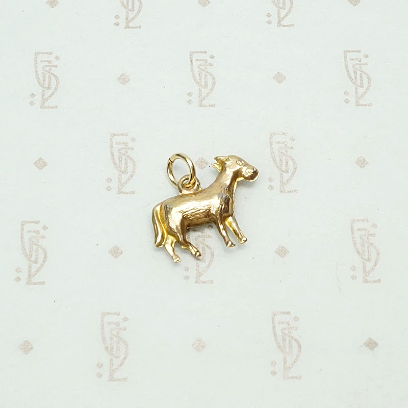Adorable Donkey Charm Circa 1948