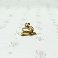 Most Wee English Gold Iron Charm