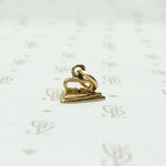 Most Wee English Gold Iron Charm