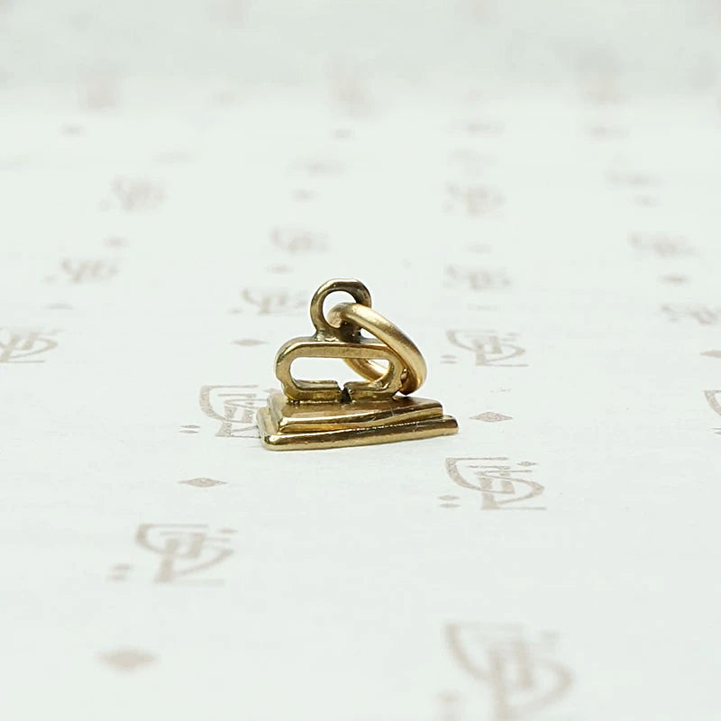 Most Wee English Gold Iron Charm