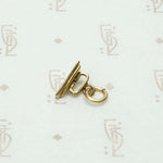 Most Wee English Gold Iron Charm